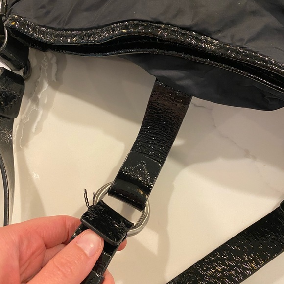 Cole Haan Nylon Patent large bag - Picture 7 of 8